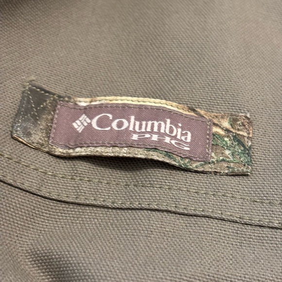 Columbia Roughtail work/hunting hooded jacket 2XL tall realtree camo Tan - Picture 5 of 9